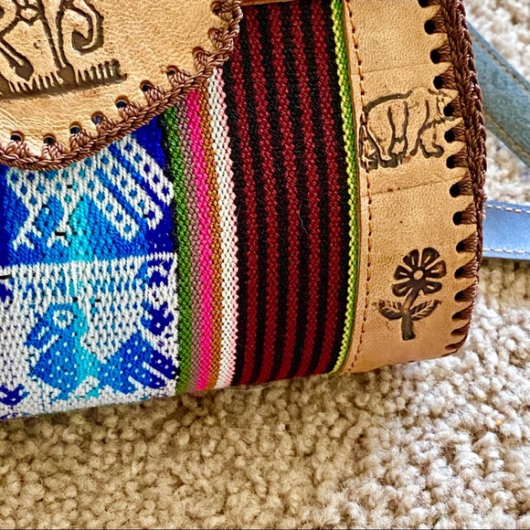 Native American handmade style crossbody purse - Picture 4 of 11